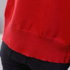 6XL Plus Size Women Knitted Cardigan Coat Solid Color Red Winter Casual V-Neck Long Sleeve Crochet Knit Sweater Coat Female Top