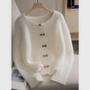 Autumn Winter Korean Sweater Cardigan Women Long Sleeve Casual White Loose Knitwear Ladies Sweater Jacket Female Top