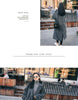 Plaid Woolen Coat Women's Mid-length Korean Version Loose Autumn and Winter Student Loose Over-the-knee woolen Coat W52