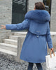Winter Jacket Women Parka Clothes Long Coat Wool Liner Hooded Jacket Fur Collar Thick Warm Snow Wear Padded Parka 6XL