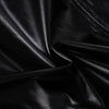 Women Fitted Black Faux Leather Biker Jacket Slim Waist Zip Up Moto Coat Y2K Streetwear