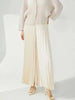 niche design pleated pants for women loose casual wide leg elastic waist trousers spliced tide straight 2DB2555
