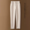 Woolen Herringbone Harem Pencil Elastic High Waist Korean Women's Pants Casual Office Lady Trousers Suit Pants For Women