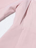 Patchwork Button Slim Blazer For Women Notched Collar Long Sleeve Spliced Pockets Hollow Out Designer Coat Female