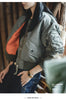 Women's MA-1 Cotton-padded Cropped Jacket Thickened Windproof Casual Winter Outwear Blue Baseball Bomber Coats Female Tops