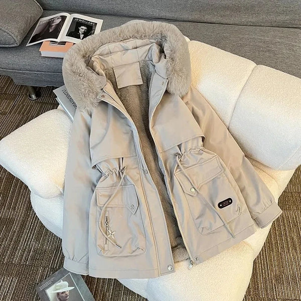 Winter Parkas Jacket Women Korean Loose Hooded Thick Warm Casual Cotton Padded Coat Female Overcoat Casual Lady Tops