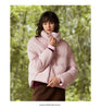 Down Jacket Women Winter Puffer Down Fill Goose Down Waterproof Oil-proof Stain-proof Stand Collar Coat Women