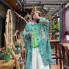 Spring Retro Print Ramie Loose Women Thin Wind Coats Leisure Long Trench Vintage Chinese Style Coat