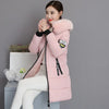 Parkas Women Winter Jacket Coat Hooded Fur Collar Outwear Female Parka Thick Cotton Padded Female Overcoat