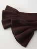 Brown Knitted Dresses For Women Maxi Elegant Trumpet Sleeves Knit Fishtail Dresses Women Long Ruffled Dresses Maxi