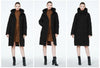 winter quilted coat long womens cotton jacket warm casual hooded parka GWD3716I