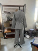 3 Pieces Herringbone Women's Suits Pants Set Top Bra+Blazer+Trousers or Skirt Formal Office Lady Prom Jacket Coat Winter Outfit