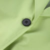Green Belted Waist Long Coat For Women Elegant Lapel Long Sleeve Casual Jacket Lady Spring Chic Street Outerwear