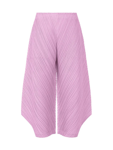 Pleated Side Slit Ankle-Length Pants Women Korean Causal Loose Wide Leg Pants Jff374