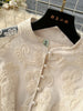 Spring Autumn European American Stand Up Collar Single Breasted Lace Dress Women Elegant Embroidery Large Swing Long Dress C205