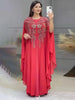 Abayas For Women Dubai Chiffon Boubou Muslim Dress Caftan Marocain Wedding Party Occasions Djellaba Femme
