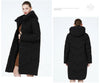 winter quilted coat long womens cotton jacket warm casual hooded parka GWD3716I