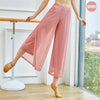 Pants Woman Sport Pants Fitness Pants Wide Leg Pants Double Layers Mesh Dance Pants Adult Long Pants Women Clothing