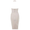 women's neck hanging sexy suspender backless tight bandage dress elegant hip hugging dress