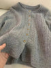 100% Cashmere Cardigan Women's Twist Sweater Lazy Little Gold Button Cashmere Sweater Coat
