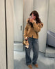 Slim Knit Cardigan Hoodies Women Autumn Solid Long Sleeve Sweater Coats Winter Street Vintage Basic Hoodie