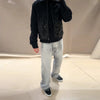 Street Women Jacket Urban Button V-neck Long Sleeve Patchwork Panelled Female Coat Spring Autumn Chic Lady Outwears