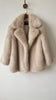 Thick Cotton Winter Fur Coat Women Suit Collar White Medium Long Fox Fur Overcoat Fury Plush Jacket