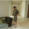 Vintage Oversized Suede Leather Jacket Women Shoulder Pad Full Sleeve One Button Coat autumn Lady Chic Bomber Streetwear