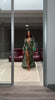 Animal Print Wrap Maxi Dress V Neck Sleeve Twist Waist High Slit Long Gowns Women's Resort Vacation Party Robes