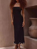 Women's Knit Mini Dress Ruffled Autumn High Waist Elegant Slim Party Dress Patchwork Knitwear Sweater Female Dress