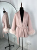 Fox Fur Wool Overcoat Women's Short Coat Office Lady Elegant Double-sided Woolen Coat Cardigan Jackets Loose Wool