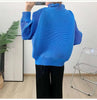 Spring Pleated Short Coat Women's Casual Style Loose Big Collar Single Breasted Elastic Outwear Jacket 2DB1992
