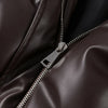Warm V-Neck Thick Leather Short Jacket Woman Long Sleeves Loose Versatile Coats Casual Street Women's Autumn Winter Jackets