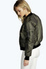 Autumn Short Jackets for Women Vintage High Street O-neck Bomber Jacket Female Zipper Long Sleeve Coat Woman
