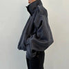 Casual Women's Short Woolen Coat Loose Lapel Single-breasted Long Sleeve Thick Jacket Autumn Winter Lady Elegant Streetwear