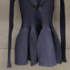 V Neck Knitted Mini Dresses Single Breasted Autumn Winter Solid Vestidos Mujer Vintage Korean Women Dress