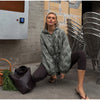 Solid Hooded Quilted Padded Coats Women's Drawstring Zipper Pockets Stand Collar Thicken Jackets Ladies Winter Outwear
