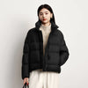 Down Jacket Women Winter Puffer Down Fill Goose Down Waterproof Oil-proof Stain-proof Stand Collar Coat Women