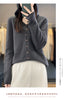 100% Merino Wool Sweater Cardigan Women Korean Coat Solid Color Top Spring/Autumn/Winter Women Hooded Cardigan