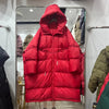 Lagabogy Winter Women Oversize Long Puffer Coat Female Thick Warm White Duck Down Jacket Hooded Loose Parkas Outwear