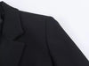 Lady Elegant Sashes-Buckle Blazer Spring Commute Blazer Women High Street Dinner Dating Blazer