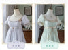 Handmade Regency Empire Waist Lolita Gown Women Green Beaded Lace Formal Dress French Elegant Party Outfit Chic Retro