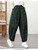Checkered Blazer Suit For Women Spring And Autumn Korean Version Two-Piece Set Jacket Loose Harem Pants Oversized w1435