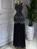 Women Printed Ruched Stacked Fit and Flare Long Maxi Dress Winter Evening Party Education Vacation Dresses Vestido