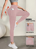 Women's Soft Leggings with Pockets, High Waisted Tummy Control for Yoga Workout and Casual Lounge Wear Comfort