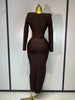 Women Sexy Sparkly Beading Bandage Dress Long Sleeve Bodycon Celebrity Party Elegant Evening Club Pary Dresses