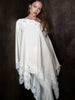 Satin Lace Patchwork Cape Shawl Skirt Set Women Elegant High Waist Fishtail Maxi Skirt Suit Lady Spring Fall Party Outfits
