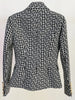 High Street Designer Jacket Women's Double Breasted Lion Buttons Geometrical Jacquard Blazer