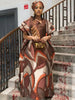 African Dresses for Women Traditional Africa Clothing Dashiki Ankara Bazin Gown Abayas Robe Muslim Kaftan Maxi Long Dress