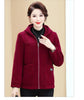 Middle Aged Elderly Mothers' Hooded Coat Spring Autumn Casual Fleece Jacket Large Size Women Casual Corduroy Outwear 4XL